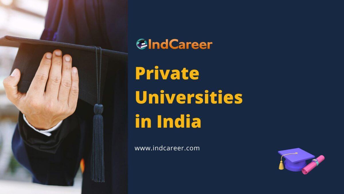 List of Private Universities in India