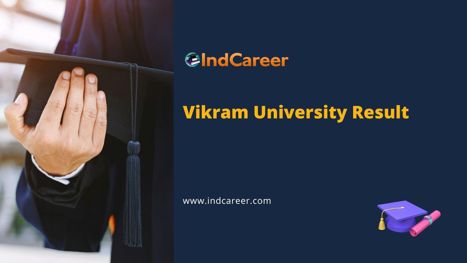 Vikram University Results Vikramuniv.Ac.In Check UG PG Results