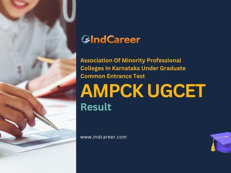 AMPCK UGCET Result