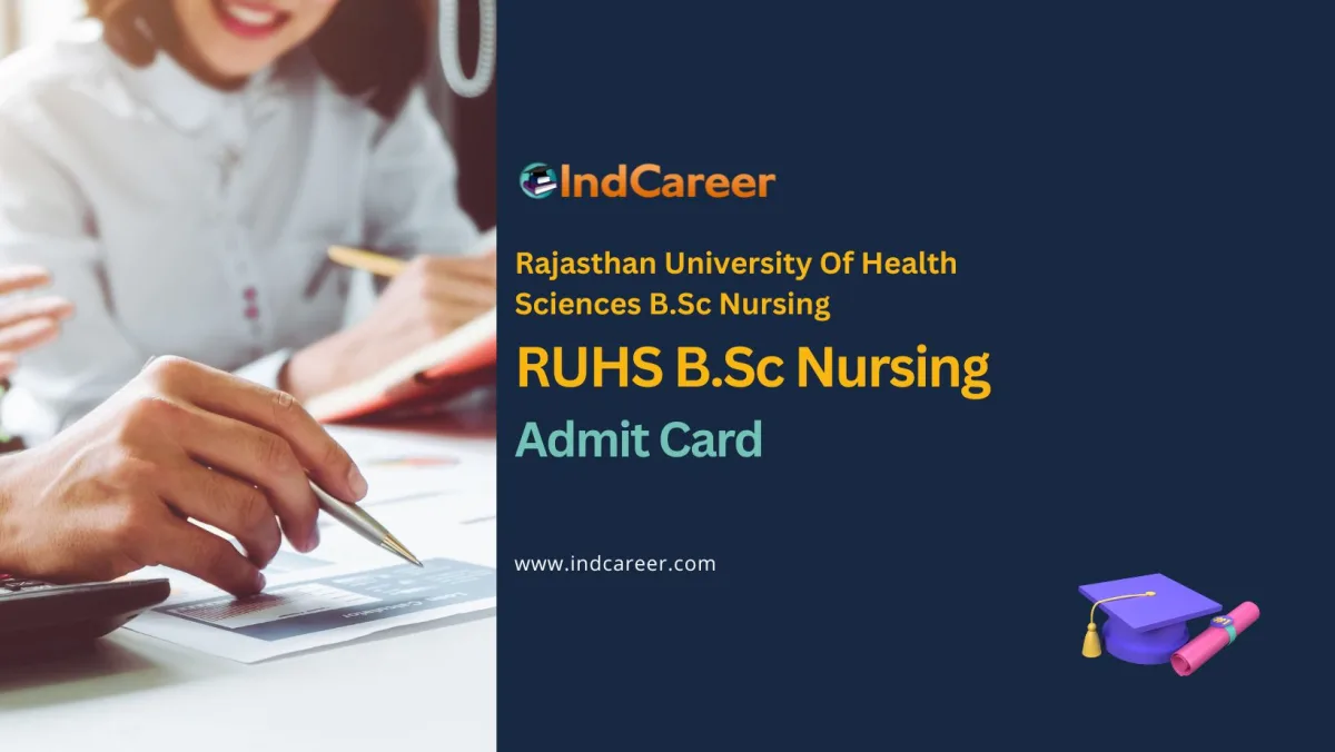 RUHS B.Sc Nursing Admit Card