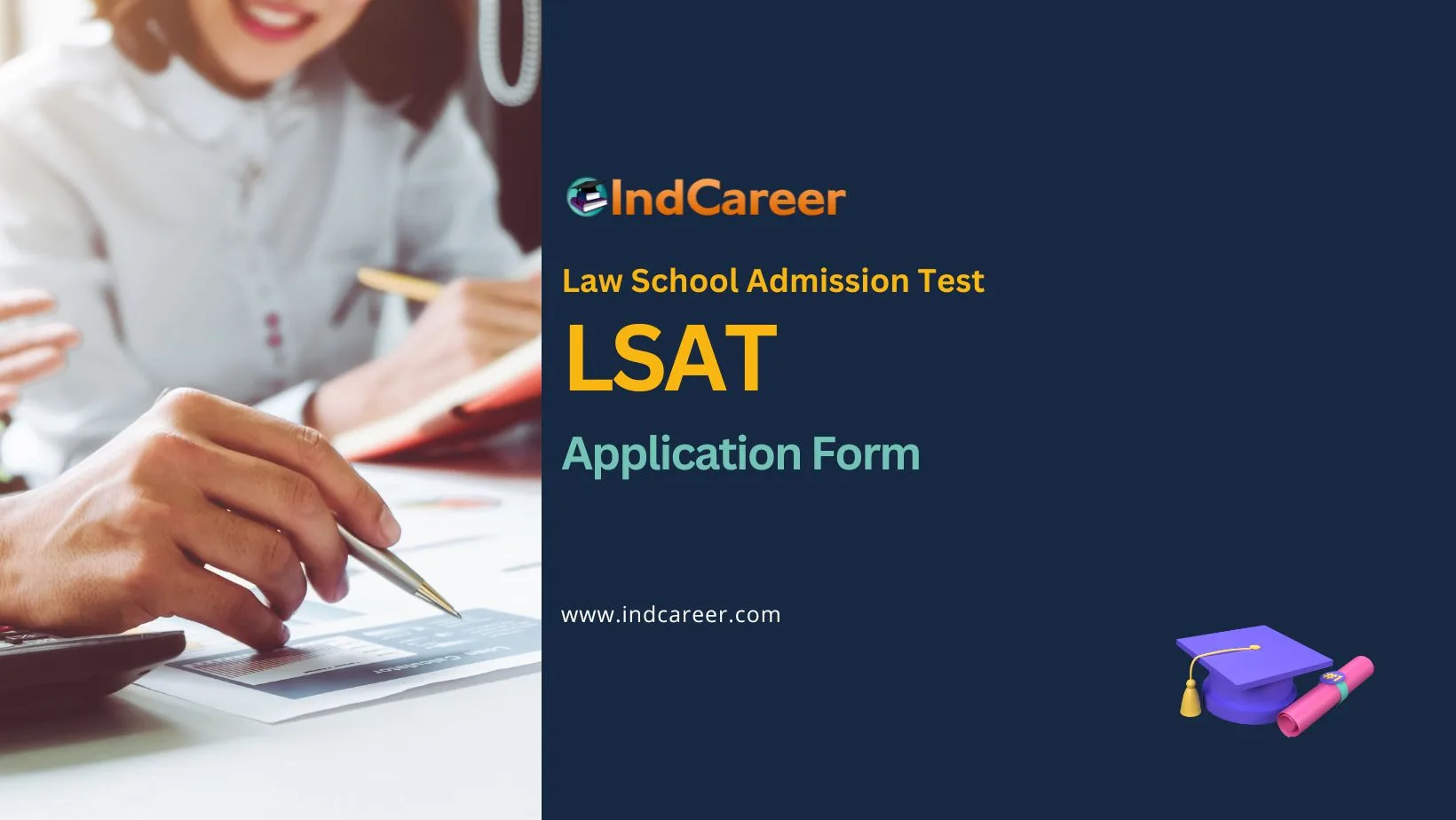 LSAT India 2024 Application Form Check at discoverlaw.in IndCareer