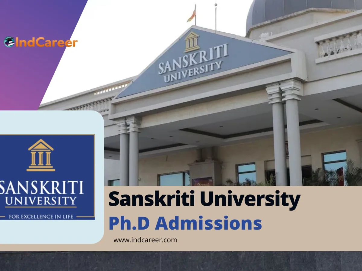 Sanskriti University PhD Admission 2024