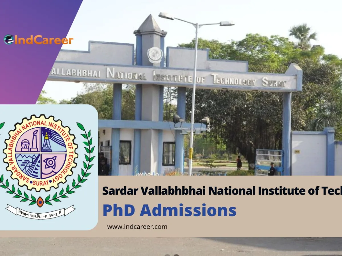Sardar Vallabhbhai National Institute of Technology (SVNIT) PhD Admission 2024
