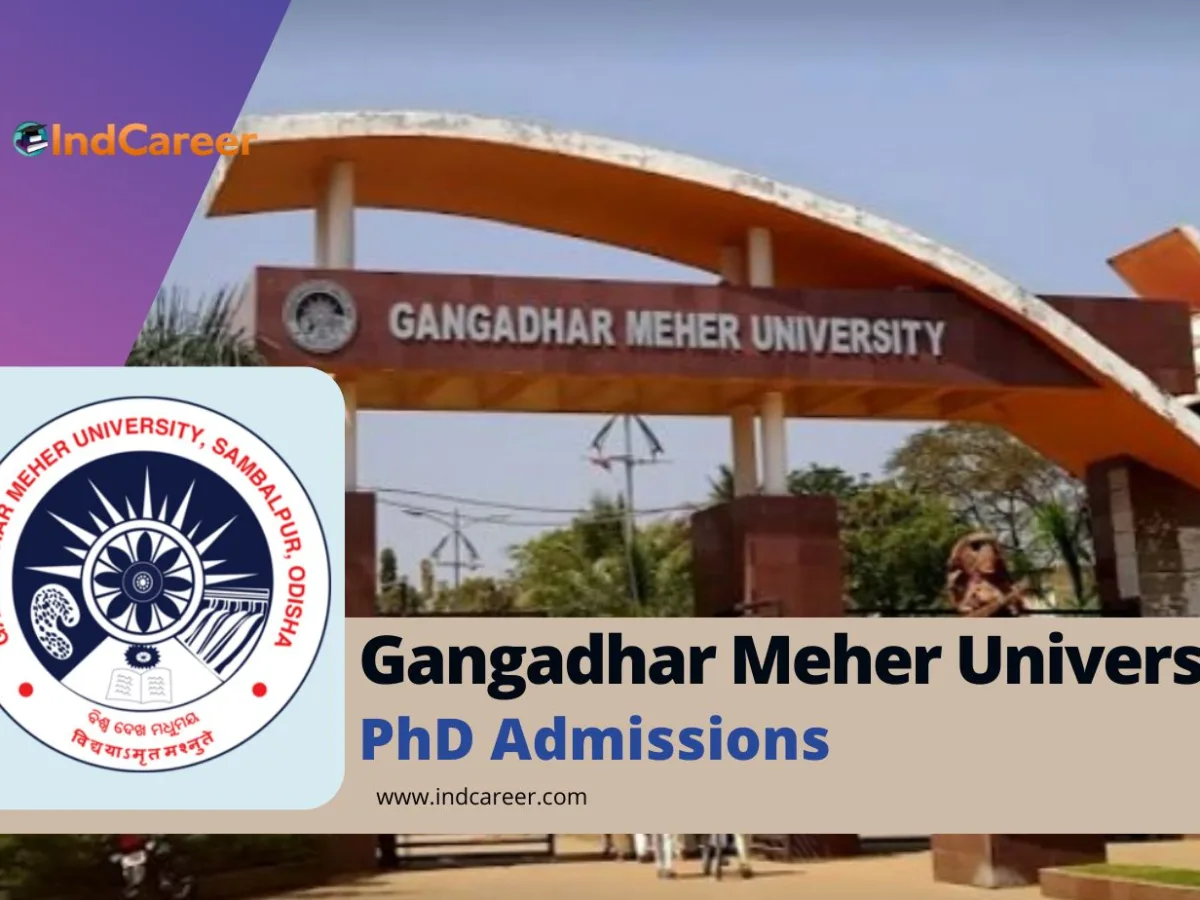 Gangadhar Meher University PhD Admission 2024