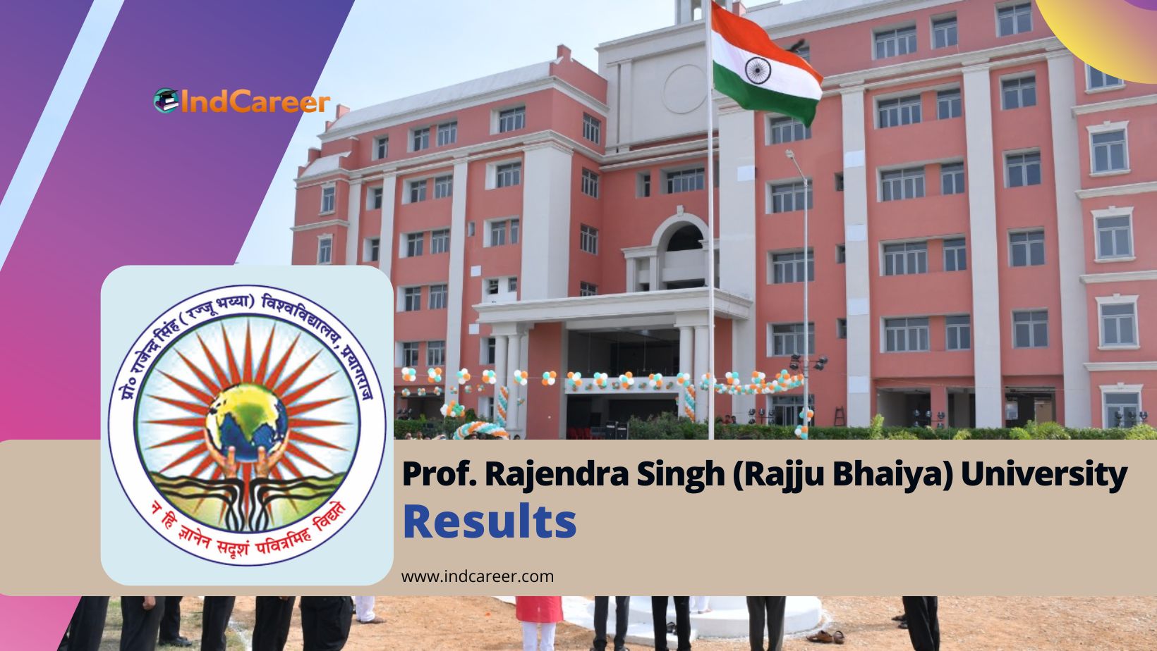 Prof. Rajendra Singh (Rajju Bhaiya) University Results