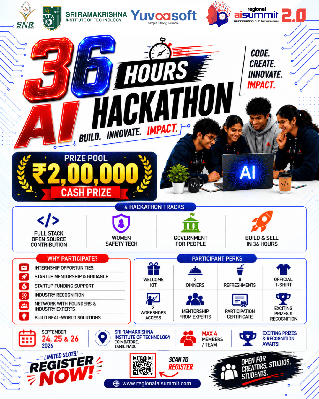 36-Hr Hackathon 2026 Poster