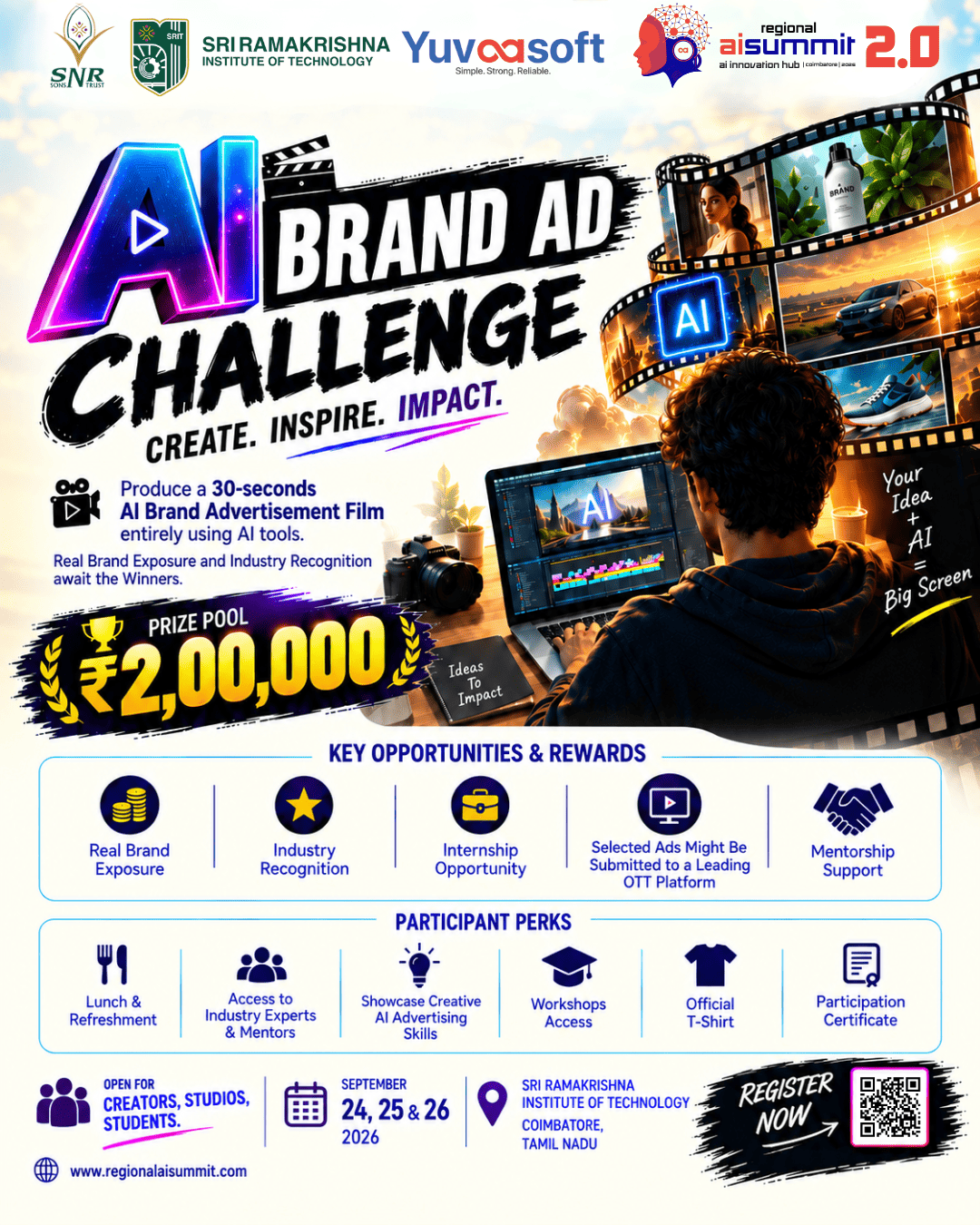 AI Brand ads Challenge 2026 Poster