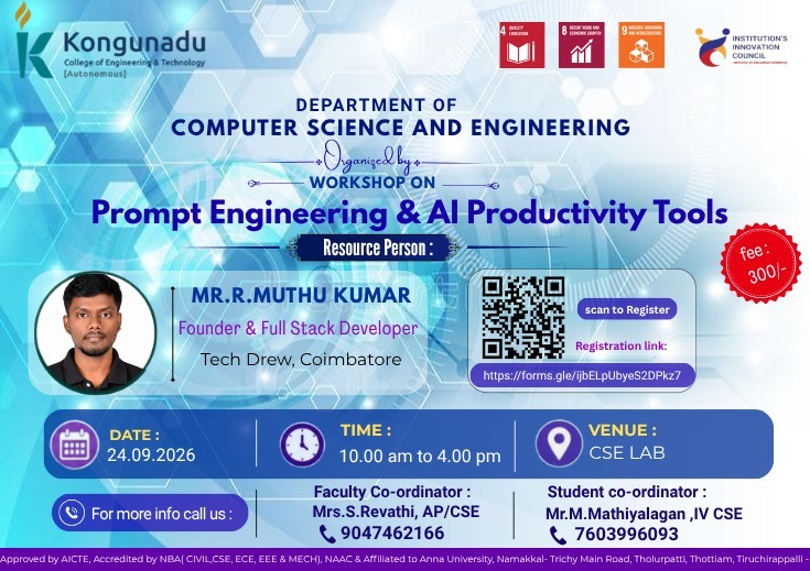 AI Productivity & Prompt Engineering Workshop 2026 Poster