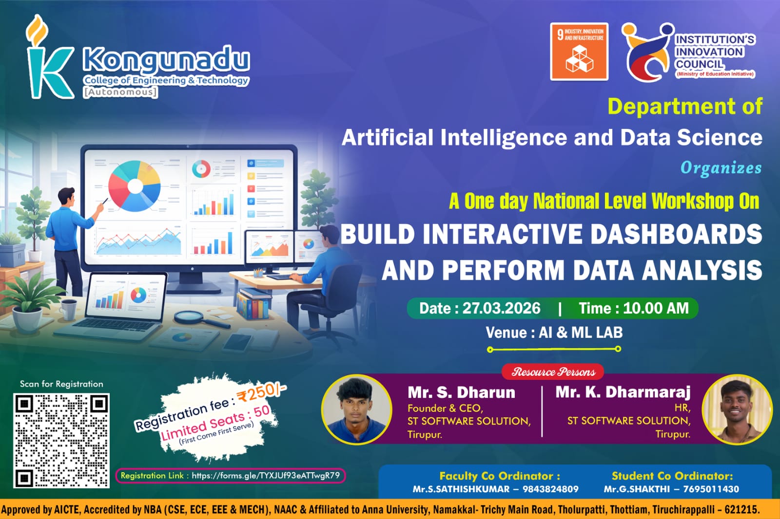 Build Interactive Dashboards and Perform Data Analysis 2026 Poster