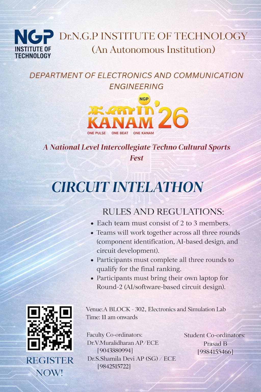 Circuit Intelathon 2026 Poster