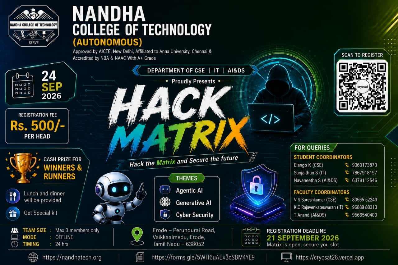 CRYOSAT 26 & HACKATHON '26