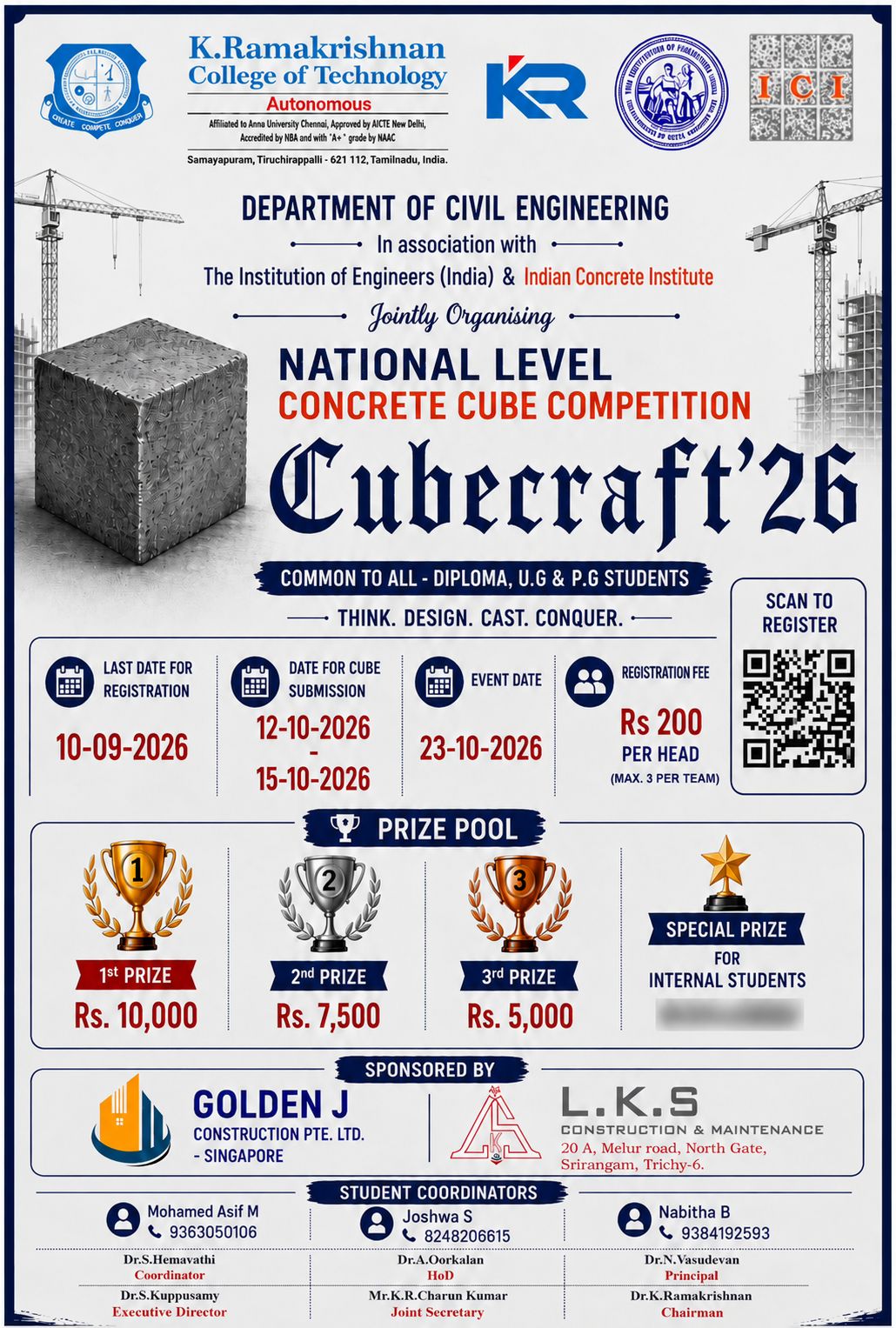 CUBECRAFT'26 Poster