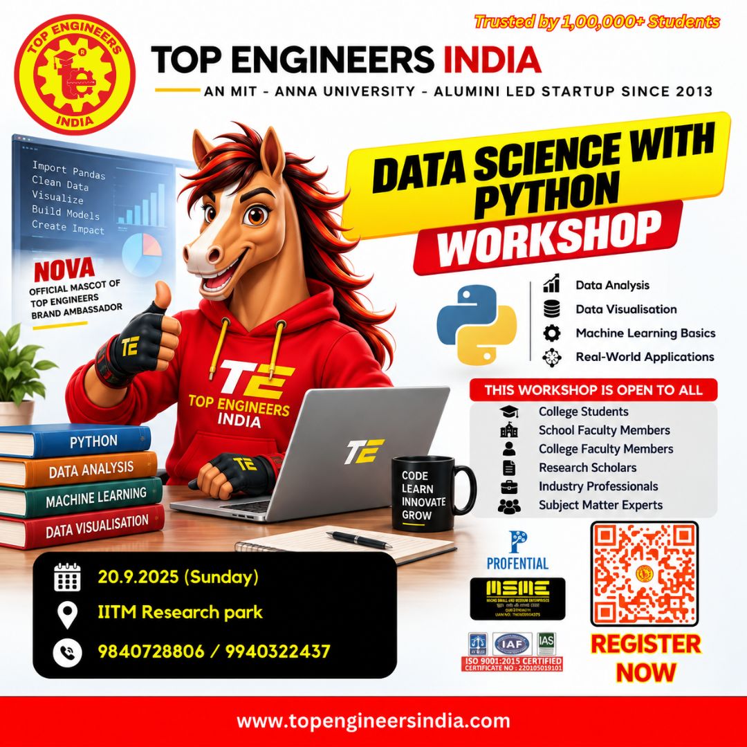 Data Science with Python Workshop 2026 - 20 September 2026 Poster