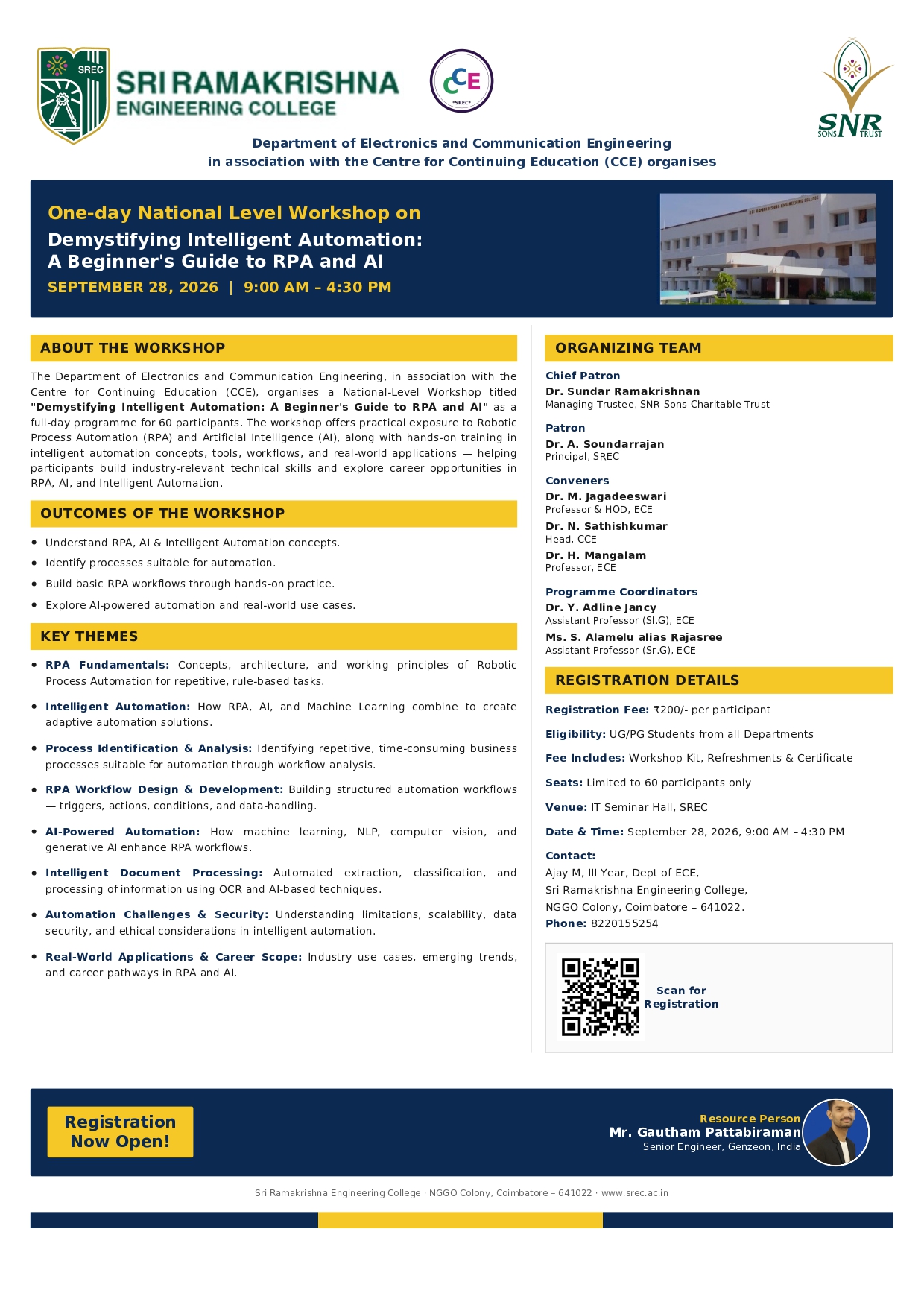 Demystifying Intelligent Automation: A Beginner's Guide to RPA and AI 2026 Poster