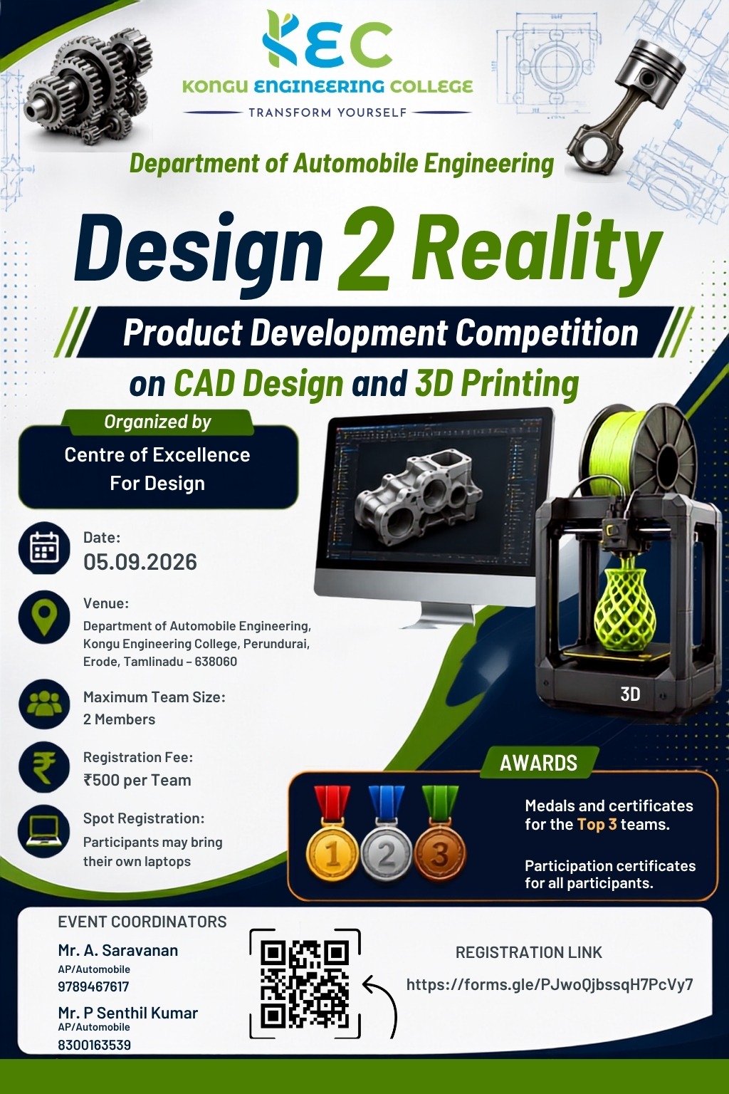 Design 2 Reality 2026 Poster