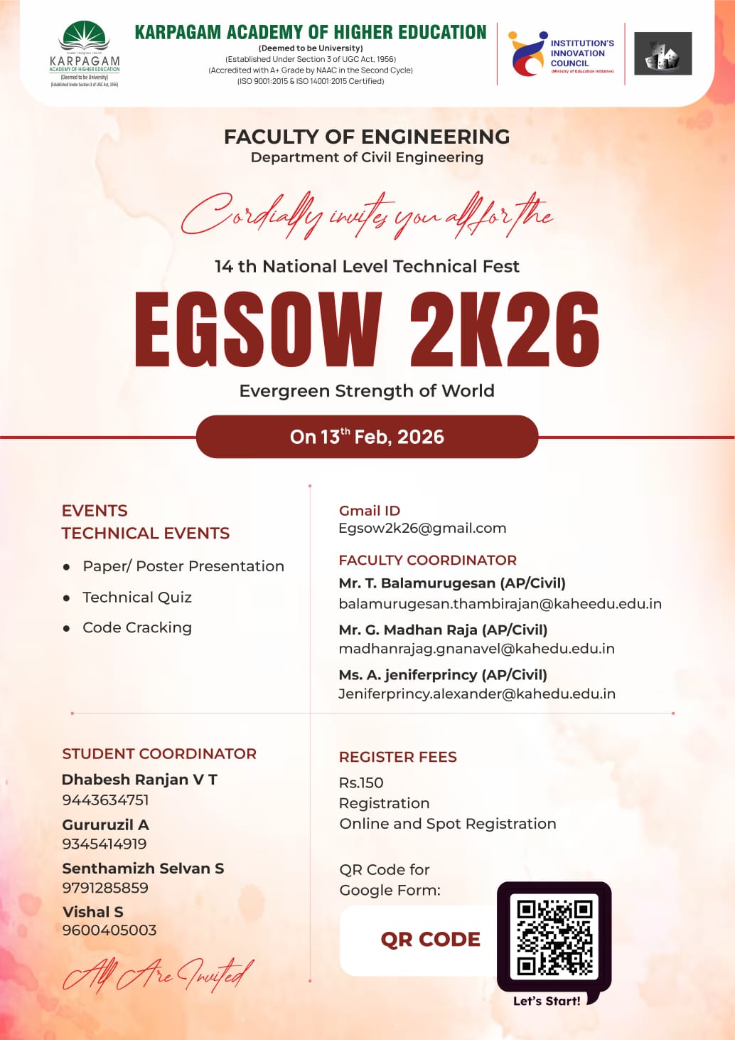 EGSOW 2k26
