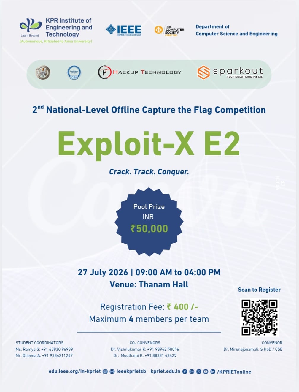 Exploit-X E2 2026 Poster