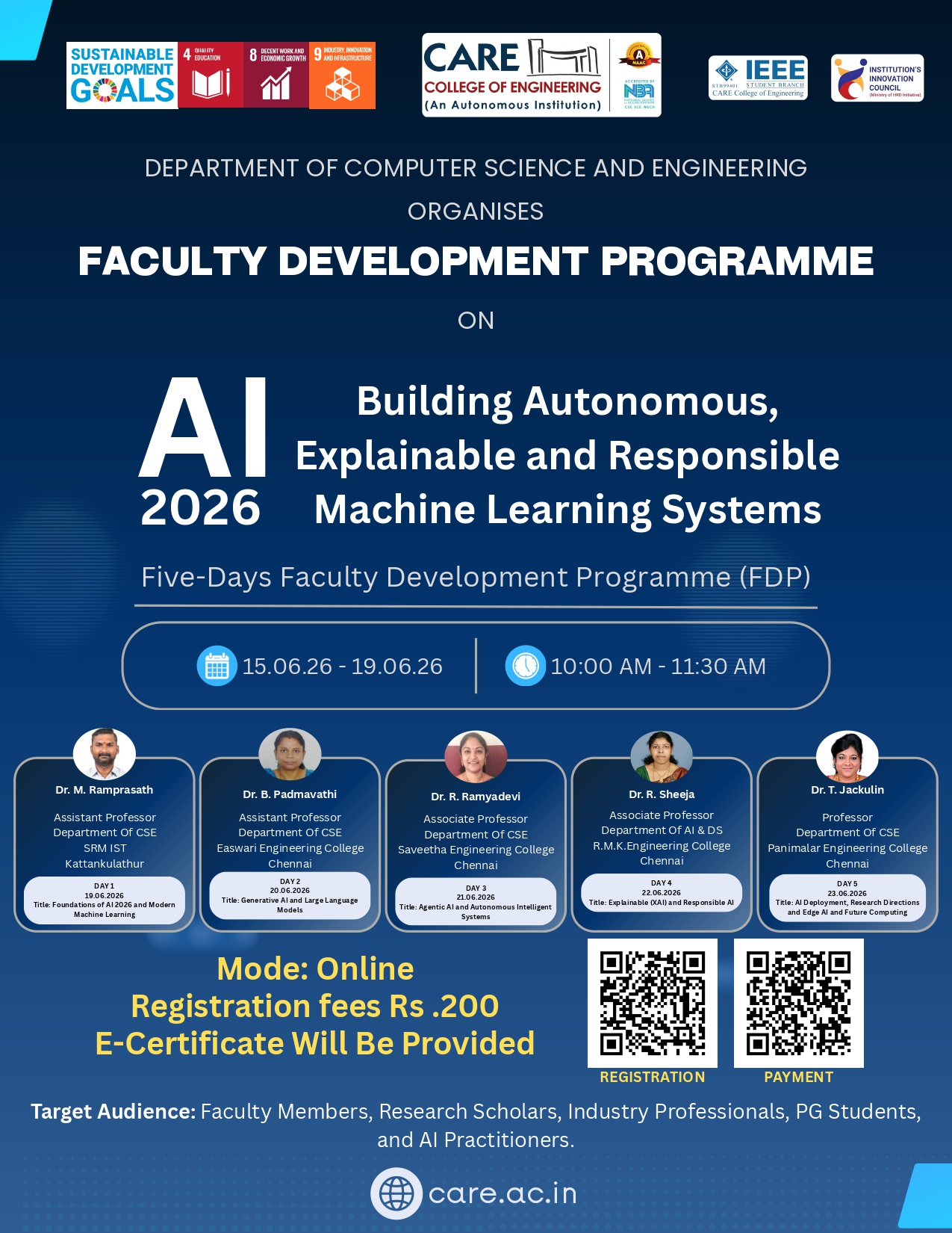FDP AI 2026 Building Autonomous Explainable And Responsible Machine Learning Systems 2026 Poster