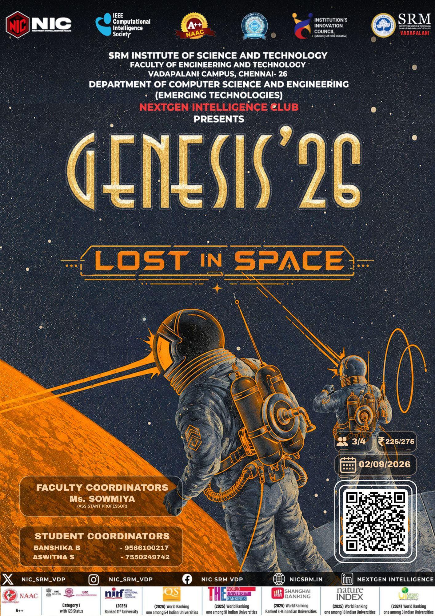 GENESIS'26/Lost in Space