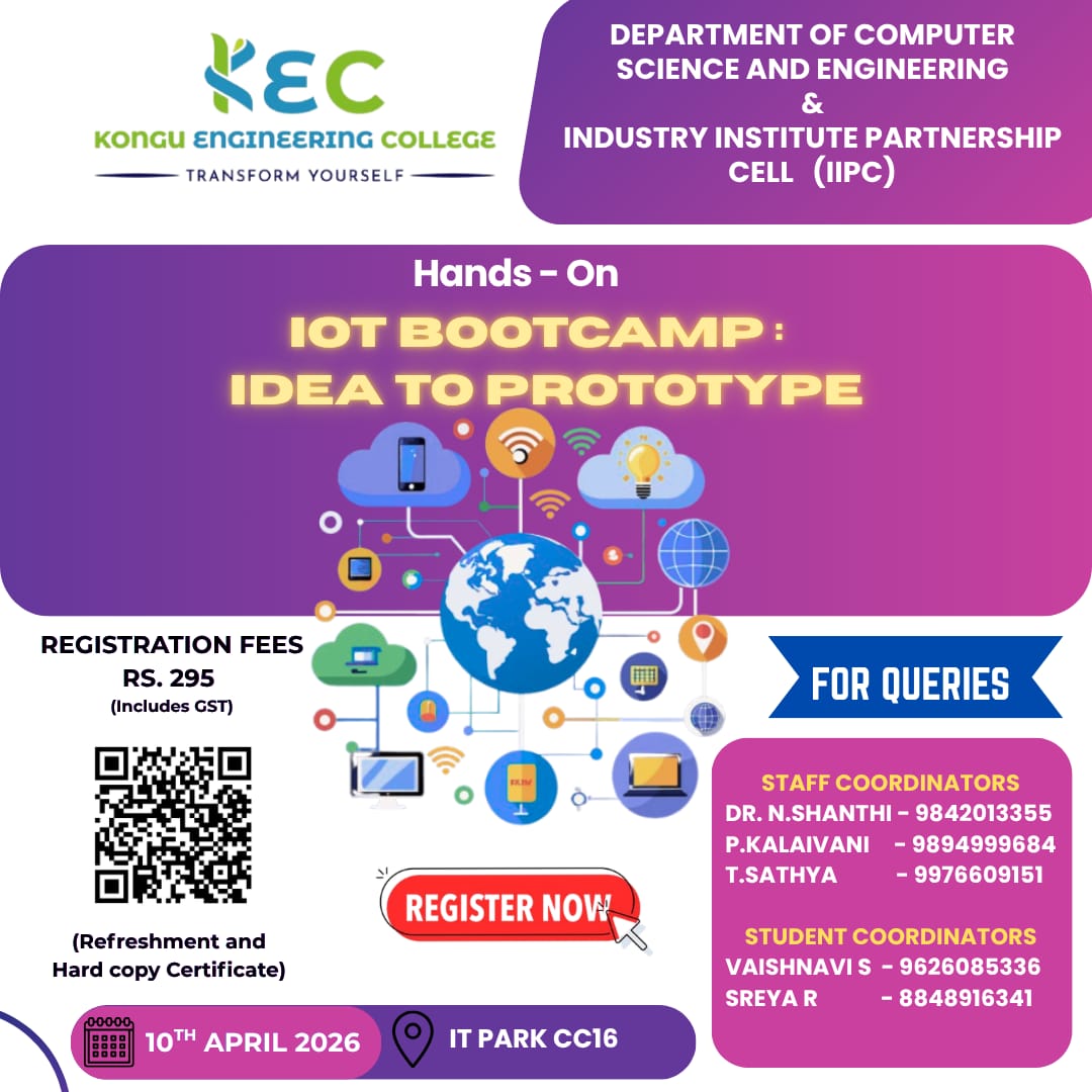 Hands - on IoT BootCamp: Idea to Prototype 2026