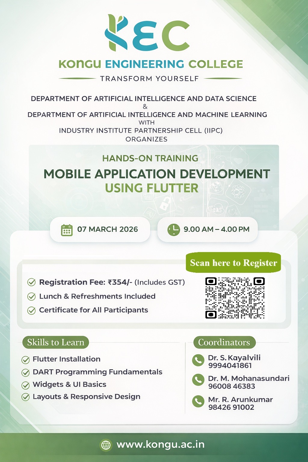Hands on Training : Mobile Application Development using Flutter 2026