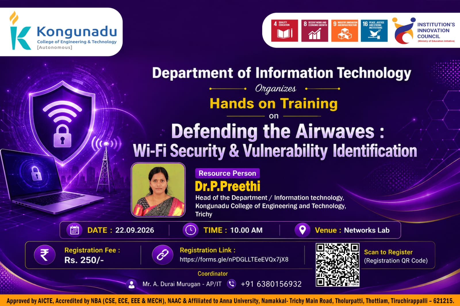 Hands-on Training on Defending the Airwaves: Wi-Fi Security & Vulnerability Identification 2026