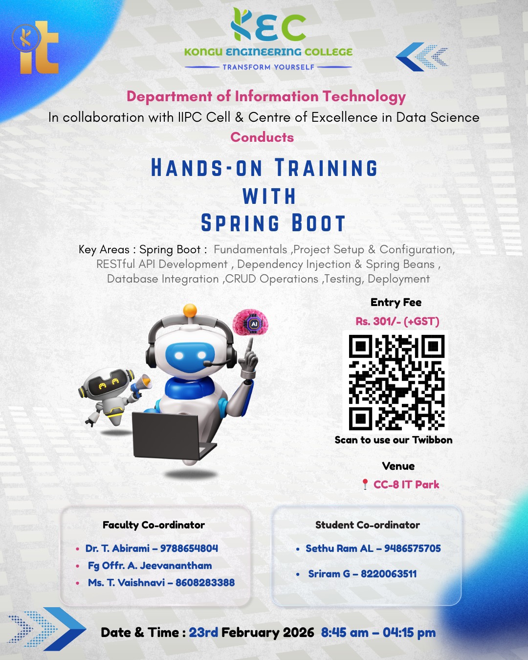 Hands on Training with SpringBoot 2026