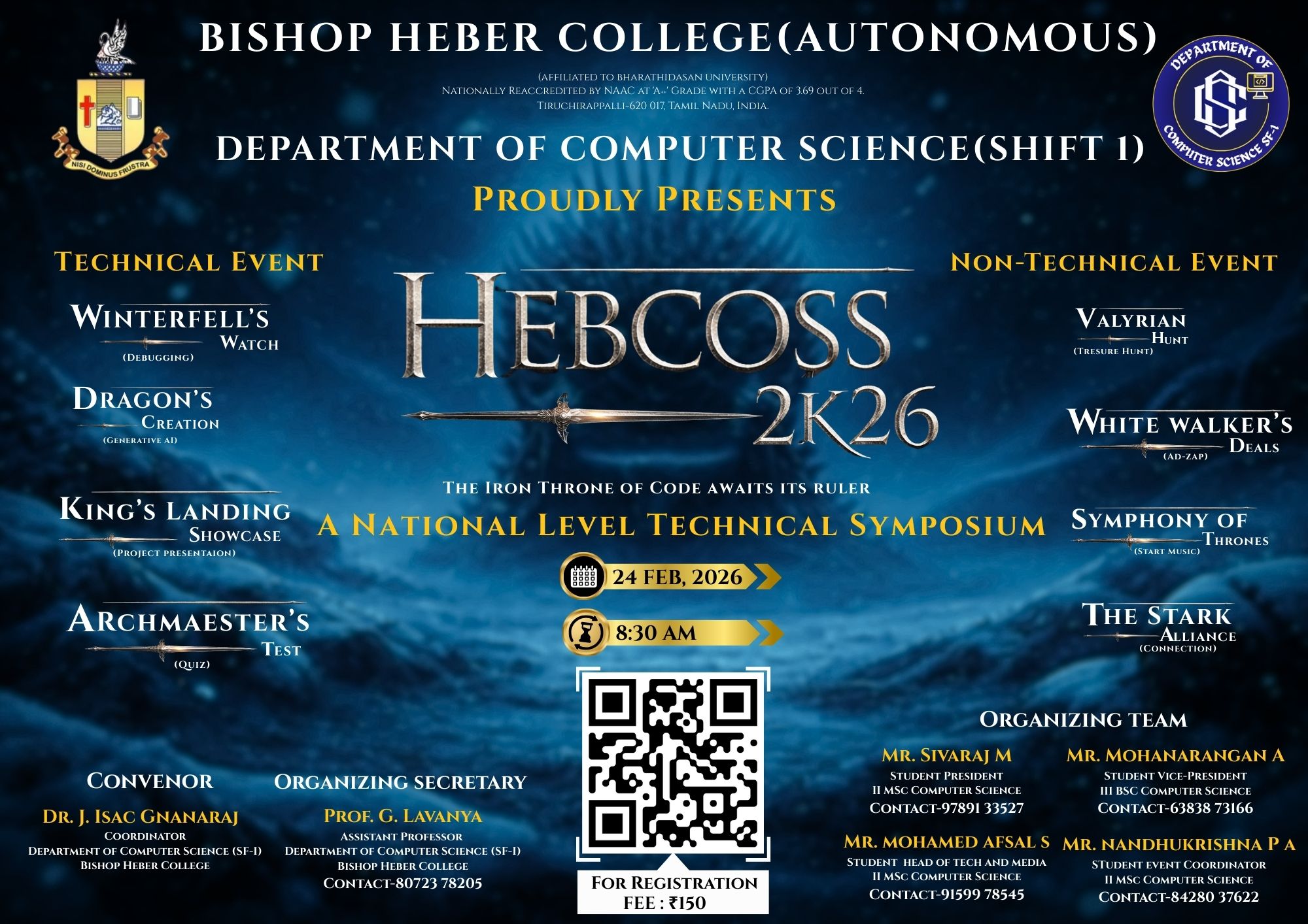 HEBCOSS 2K26 Poster