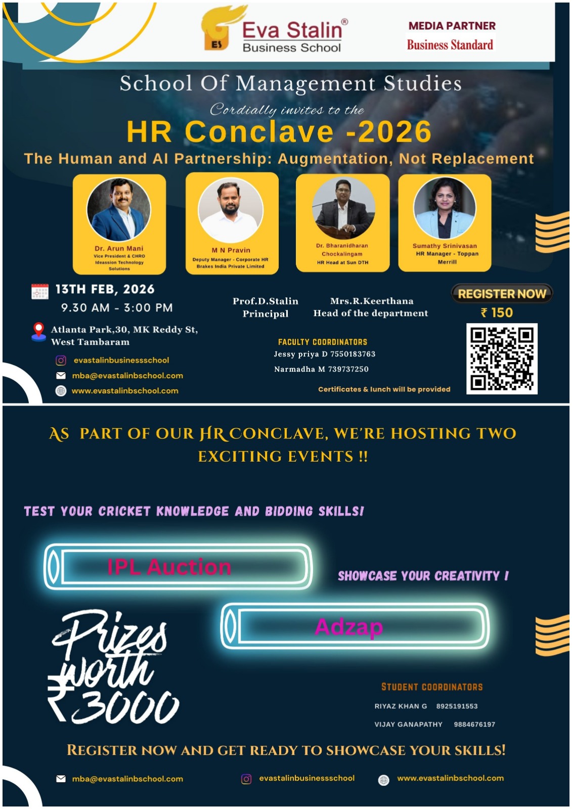 HR Conclave 2026—The Human and AI Partnership: Augmentation , Not Placement
