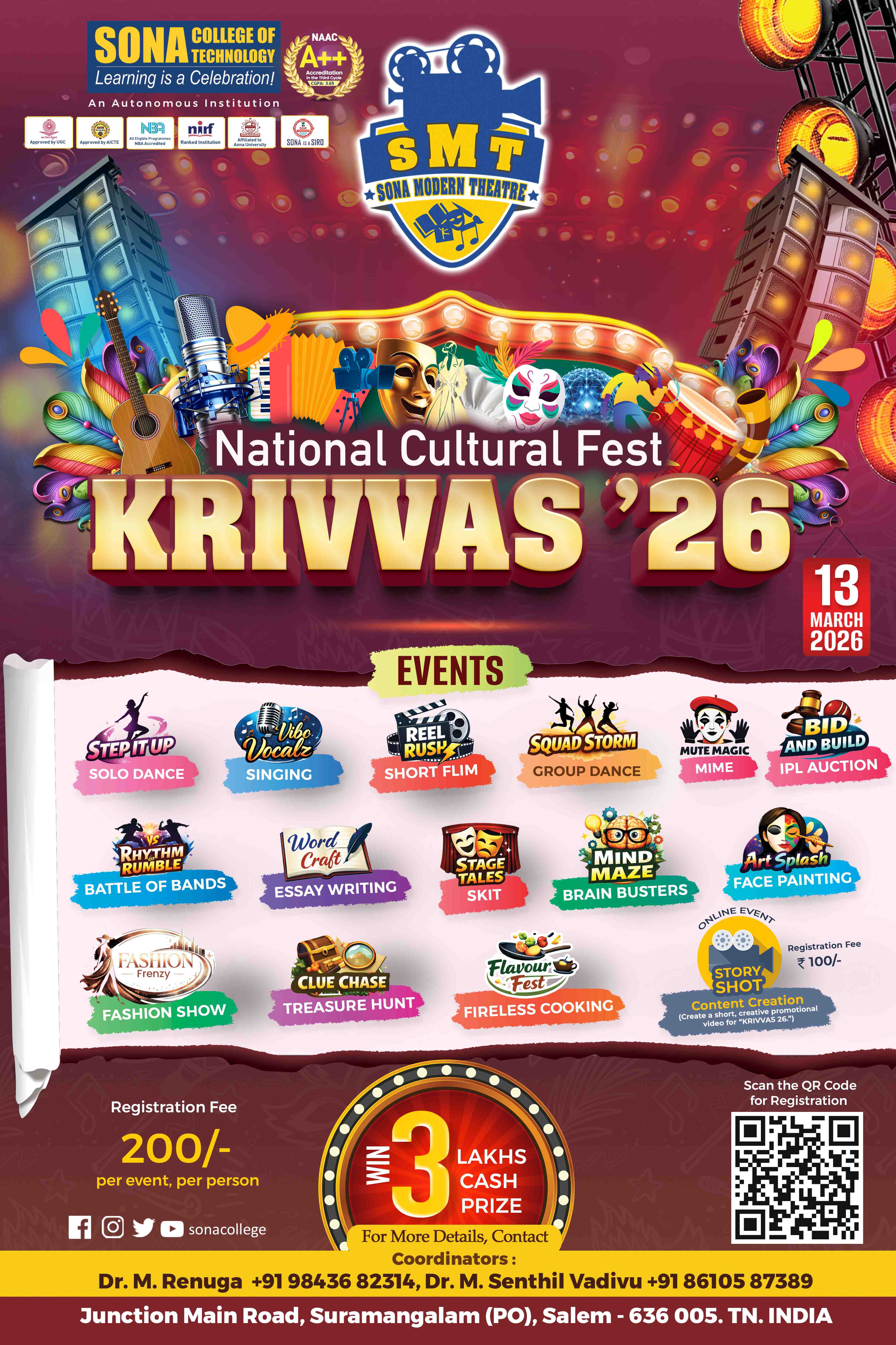 KRIVVAS '26, Sona College of Technology