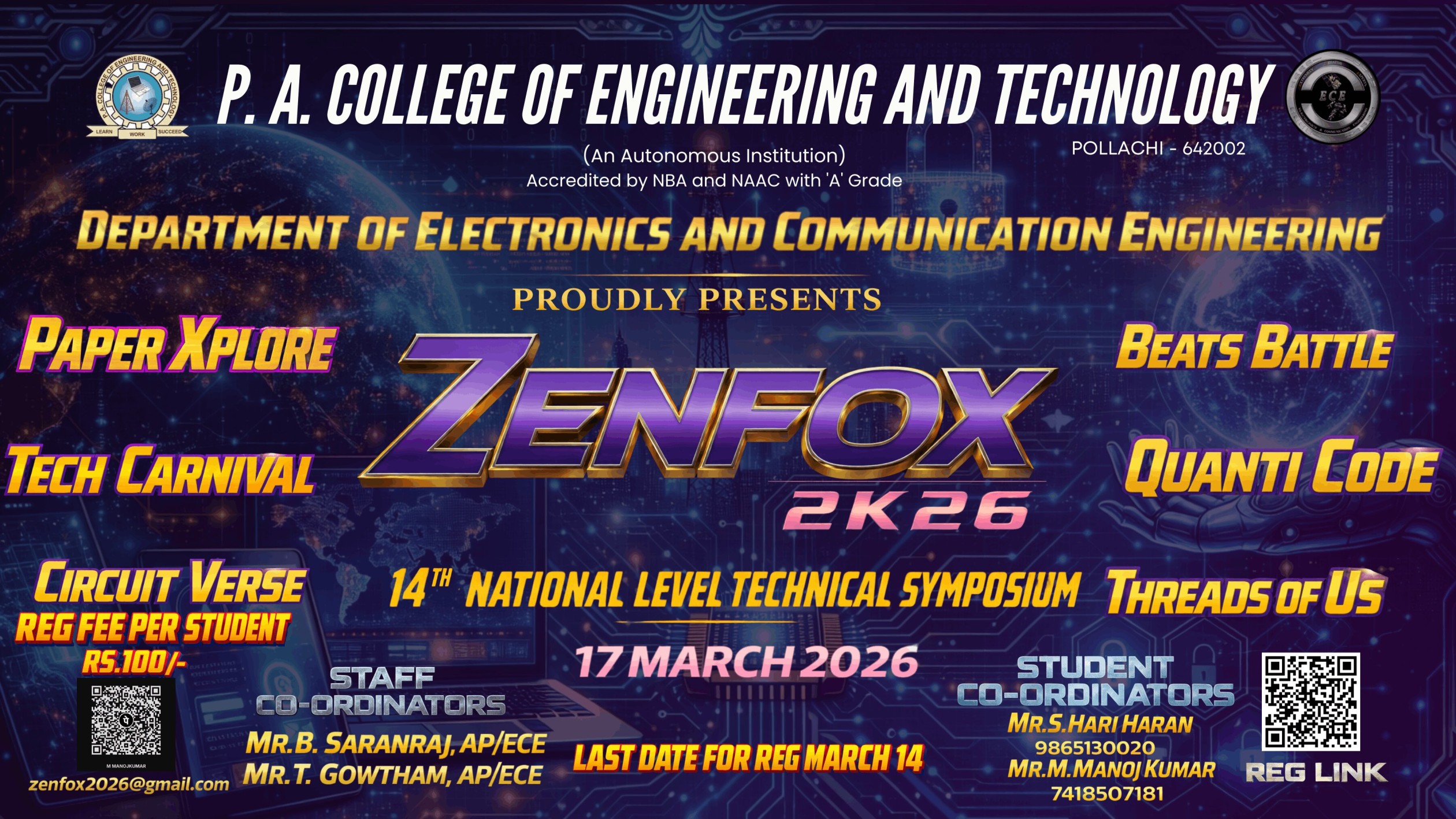MATH FIESTA 2K26, Kongu Engineering College
