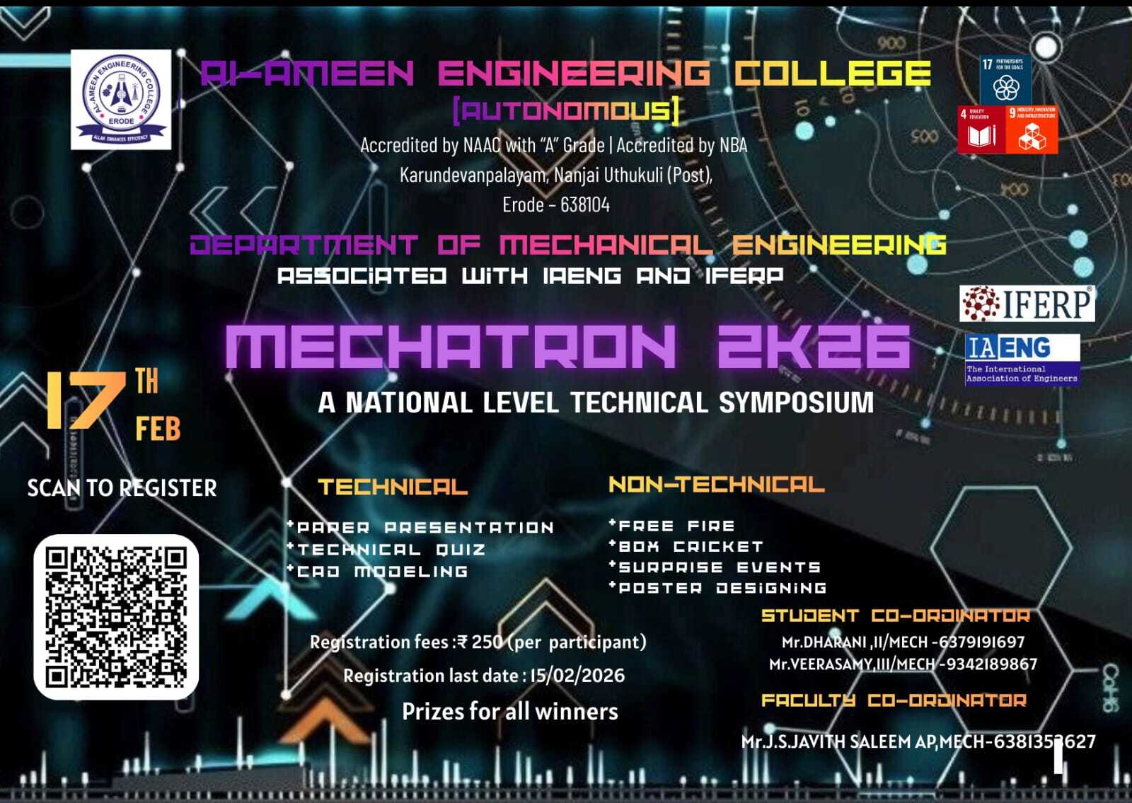 MECHATRON 2026, Al Ameen Engineering College