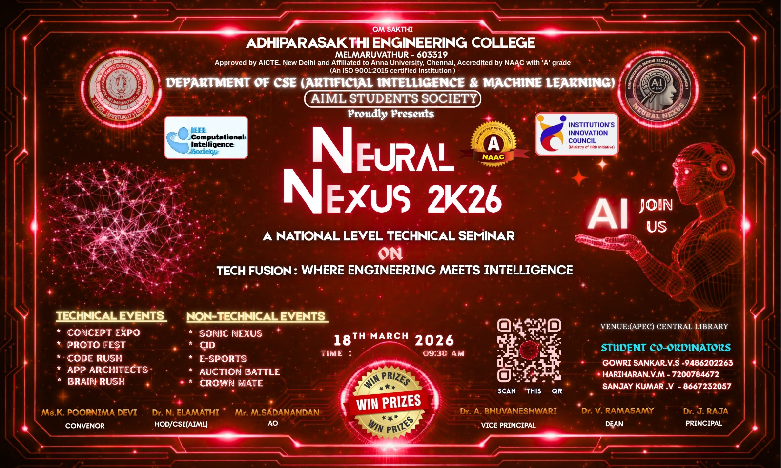 Neural Nexus 2K26 Poster