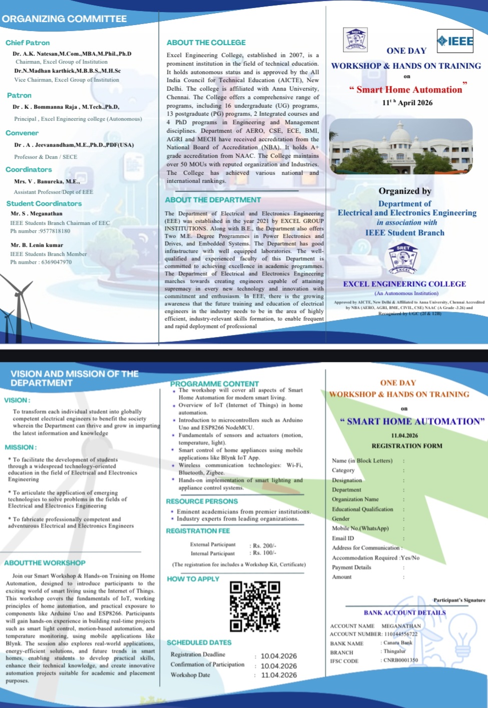 One Day Workshop & Hands on IEEE Training 2026