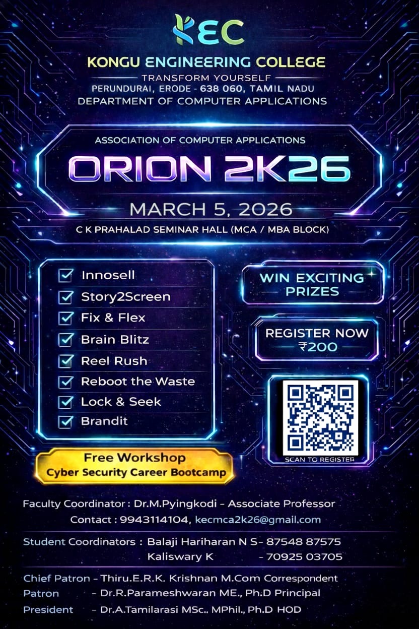Orion 2k26 - 5th March 2026
