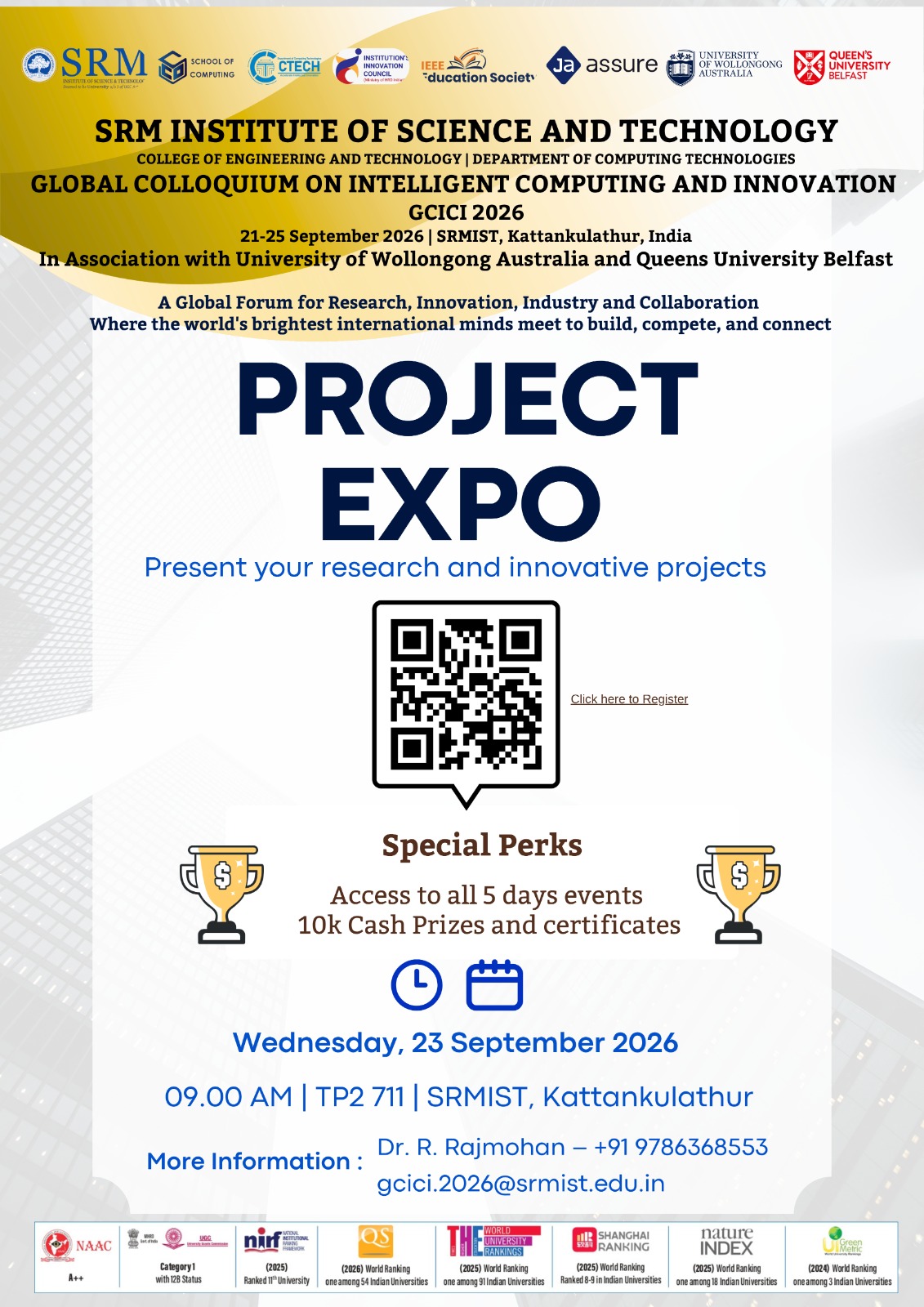 Project Expo GCICI2026 Poster