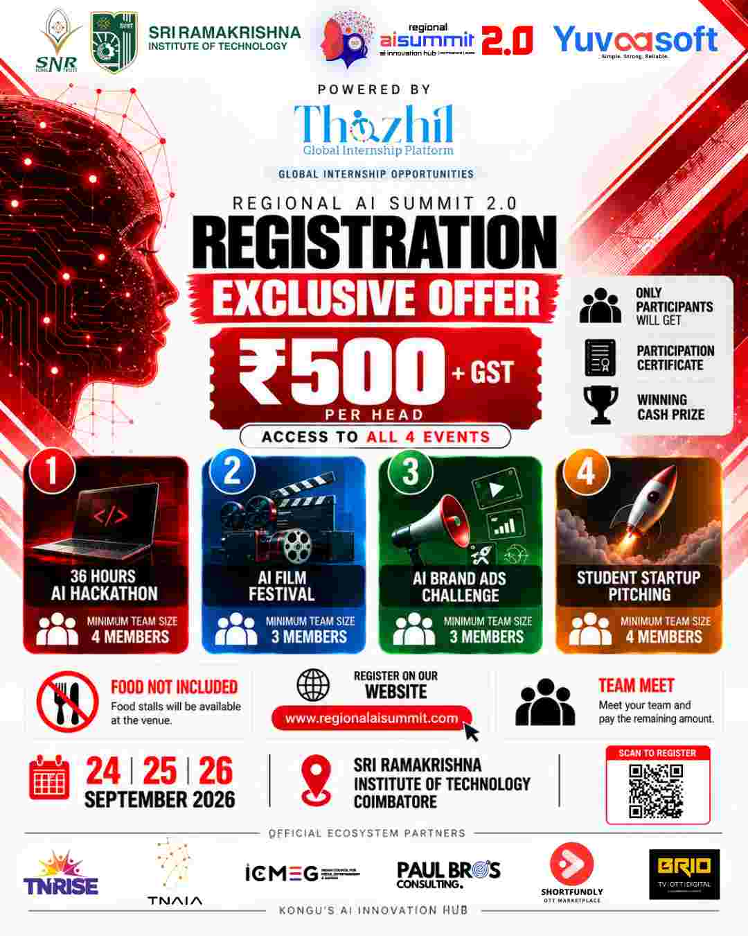 Regional AI Summit - Student Pass Poster