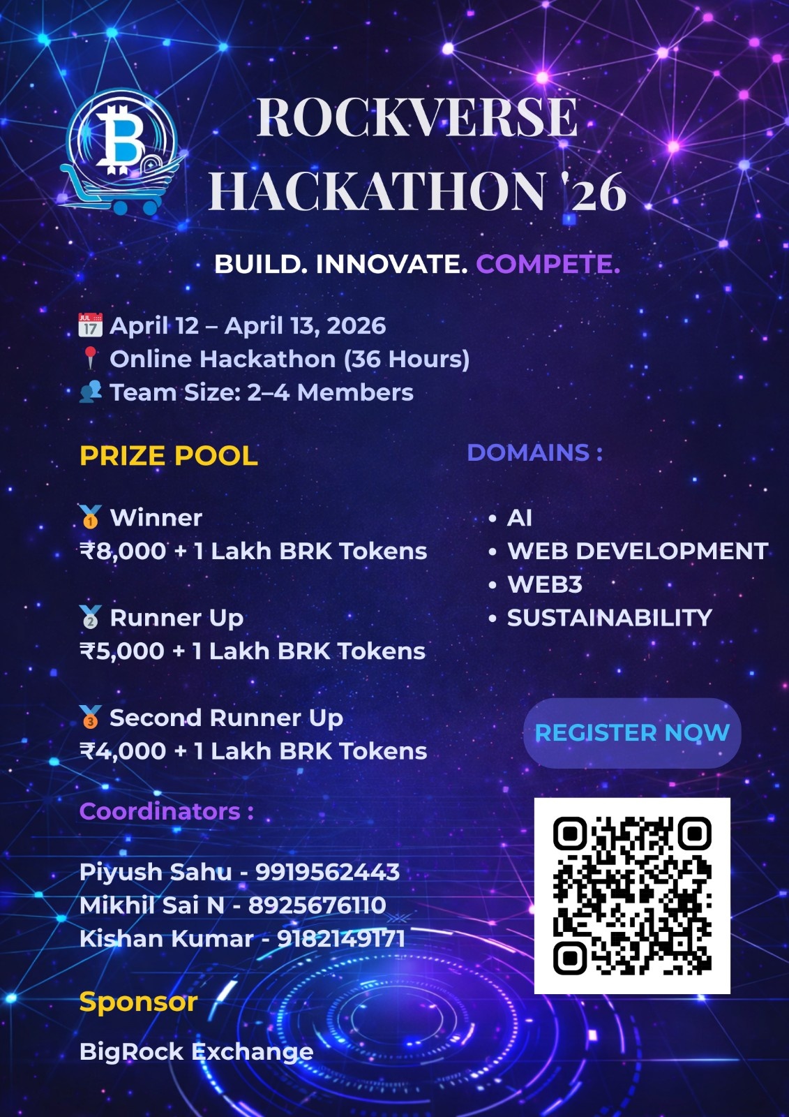 Rockverse Hackathon ‘26 Poster