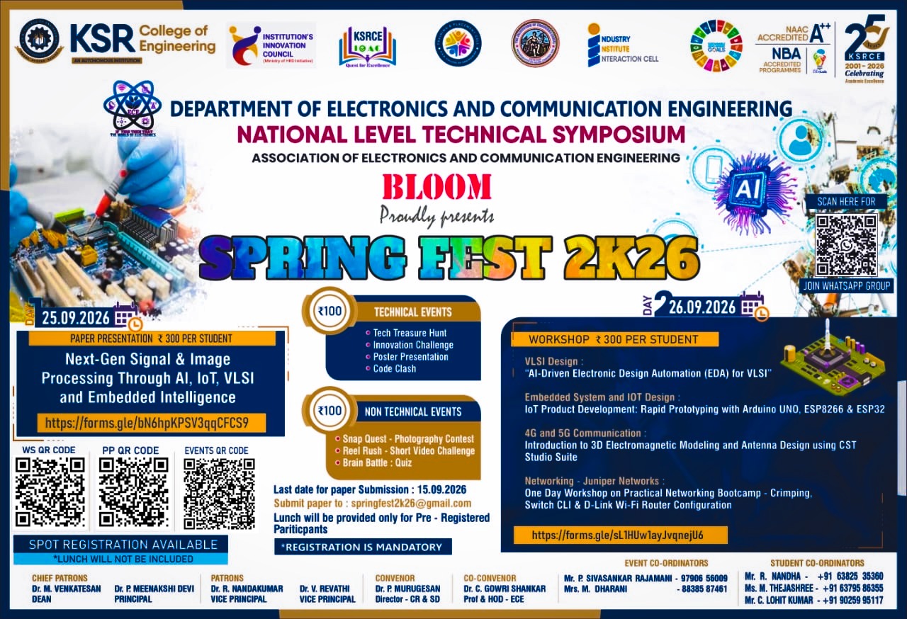 SPRING FEST 2K26 Poster