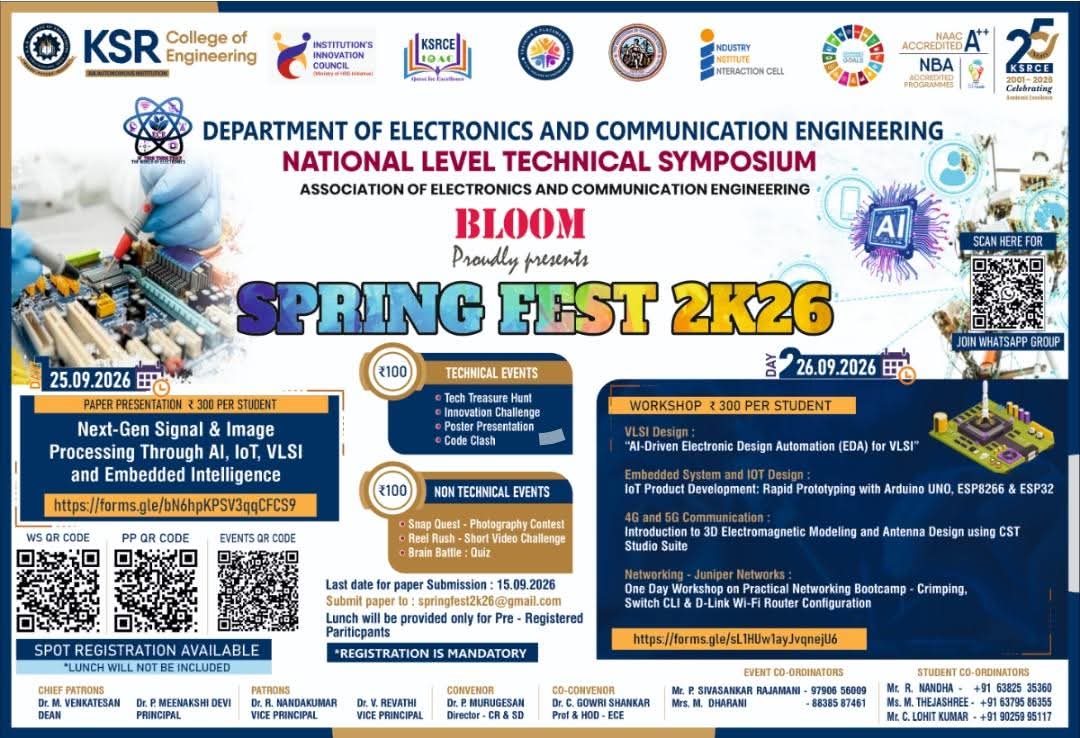 Springfest 2k26 Poster