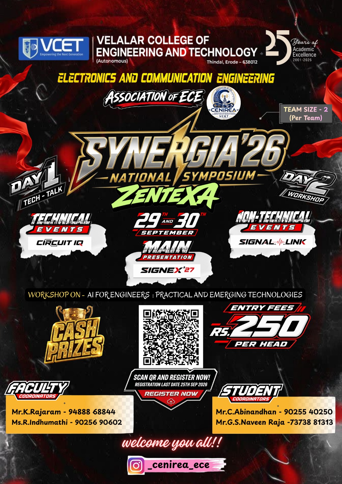SYNERGIA'26 ZENTEXA Poster