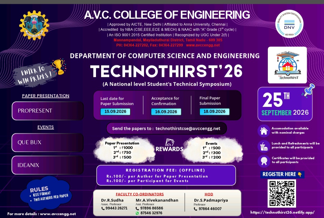 TechnoThirst '26 Poster