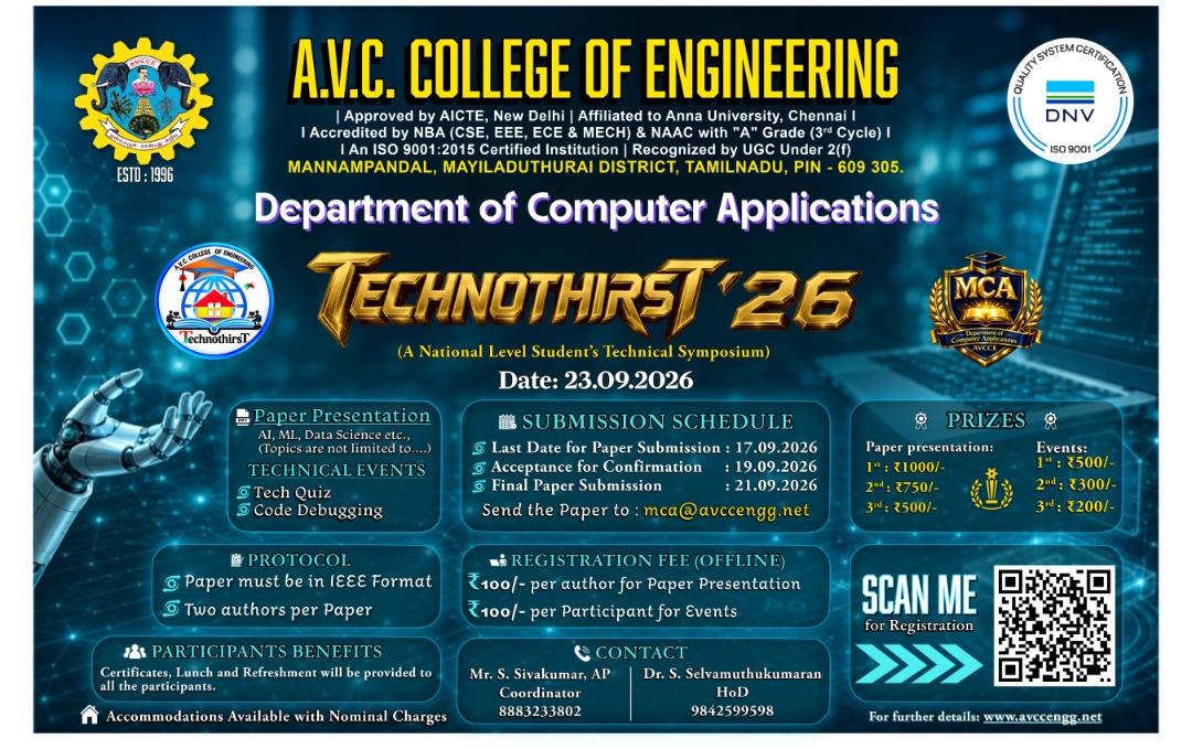 TECHNOTHRIST’26 Poster