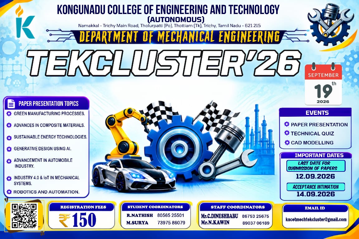 TEKCLUSTER 2026 Poster