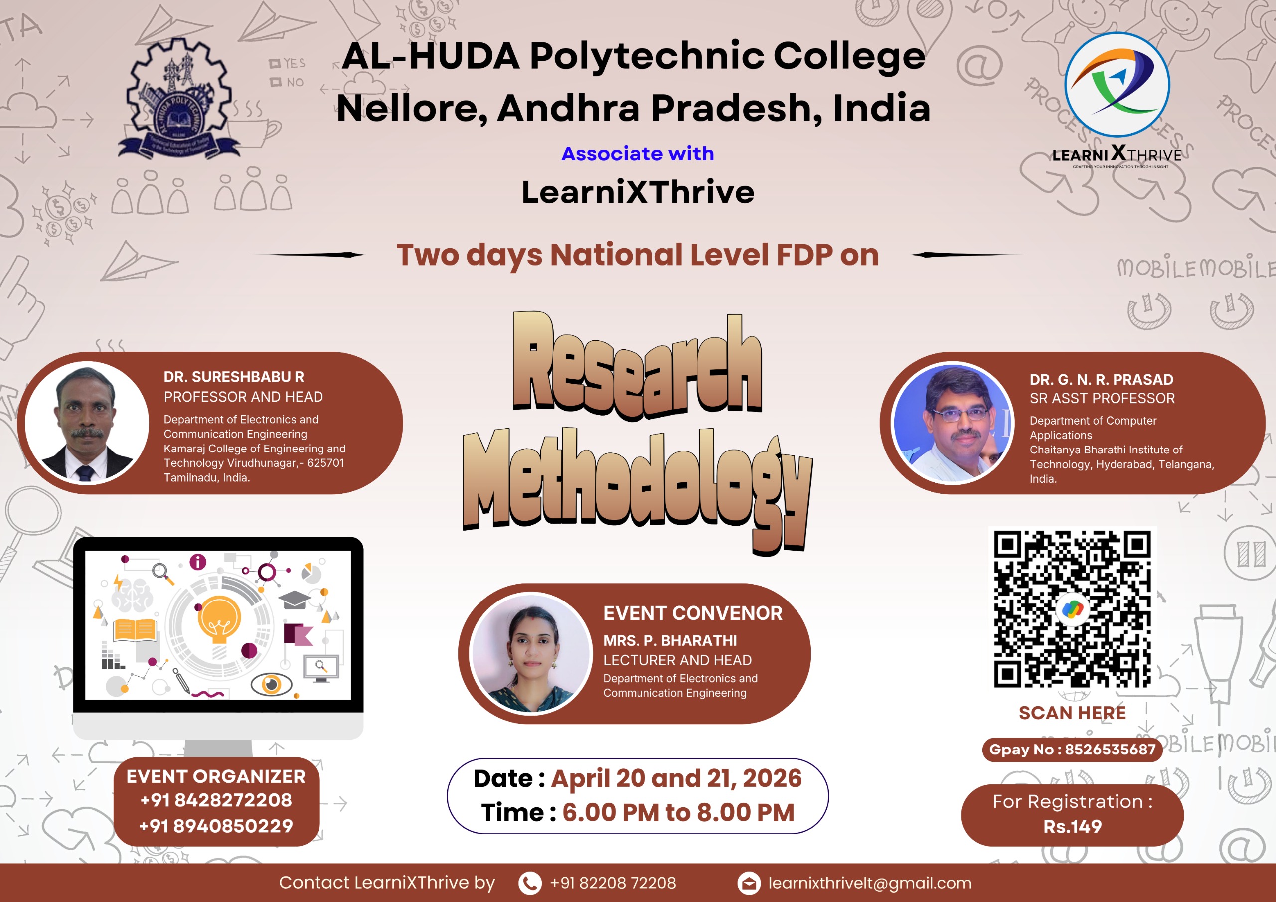 Two Days National Level Online FDP on Research Methodology 2026