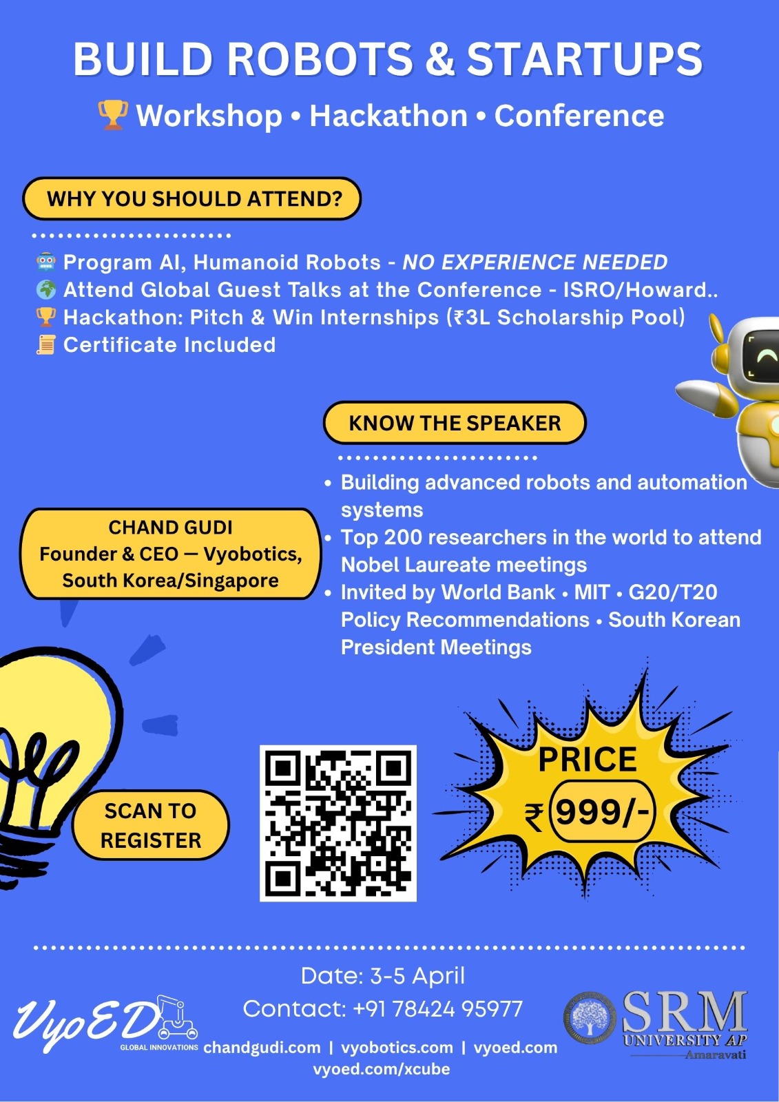 Xcube 2026, SRM University - AP
