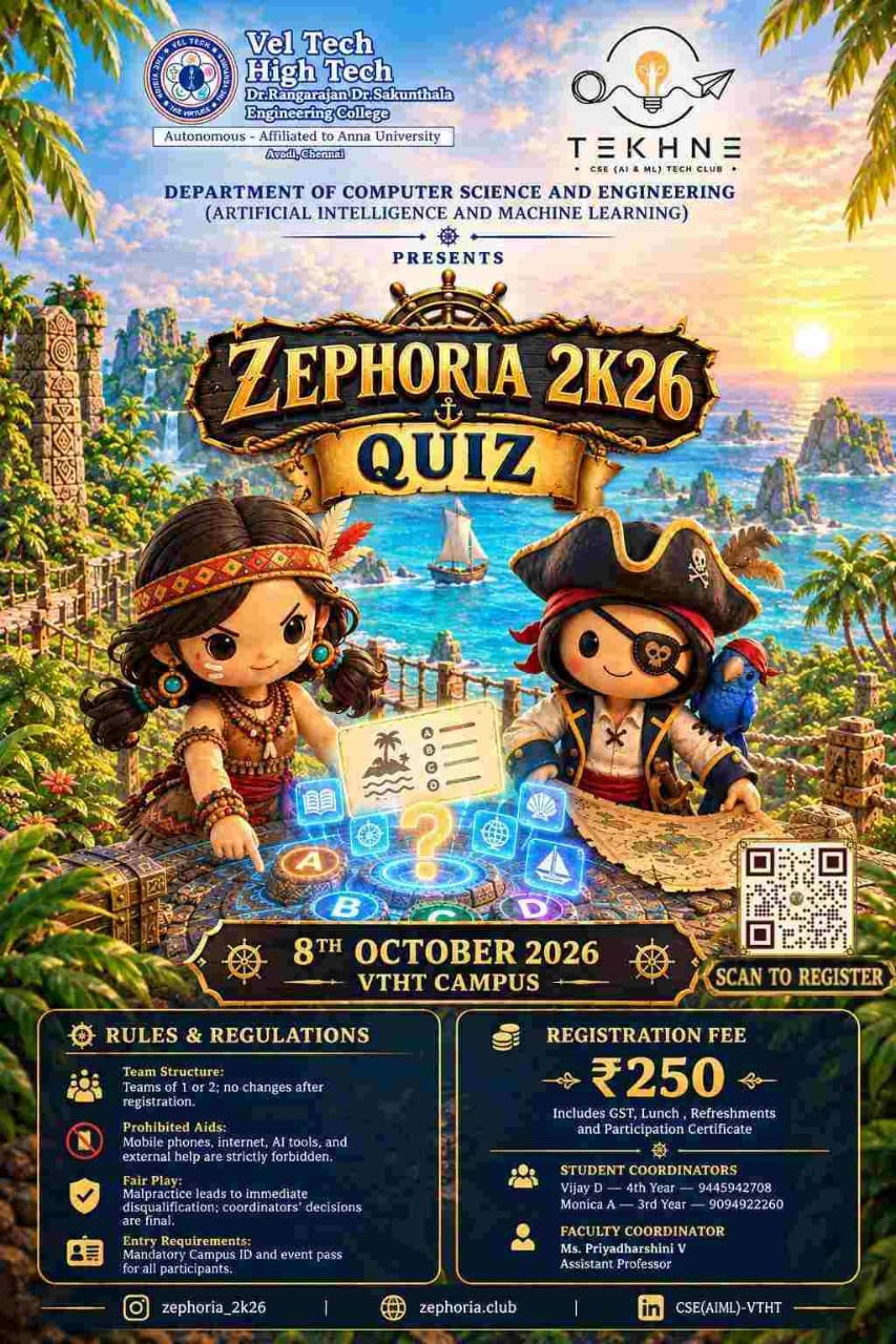 ZEPHORIA 2K26 - Quiz Tech