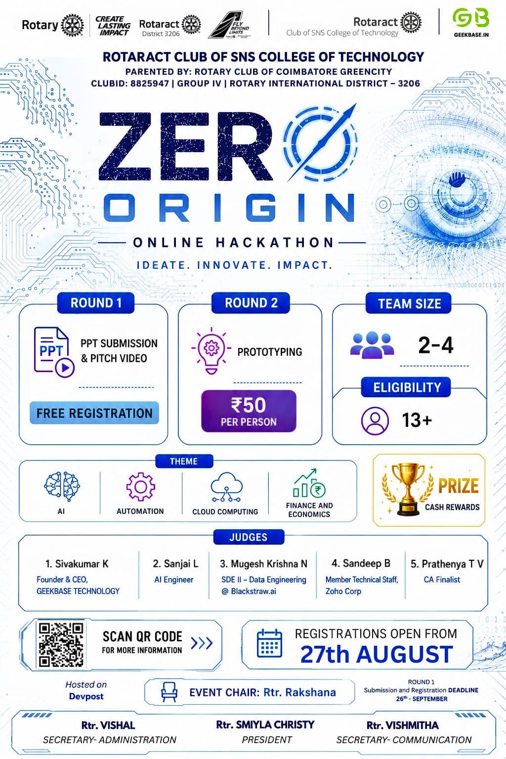 Zero Origin 2026 Poster
