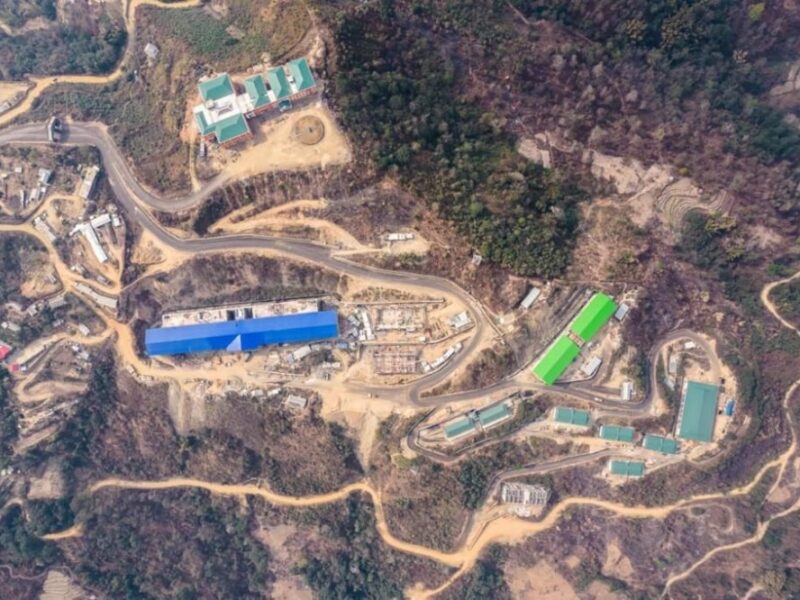 A bird’s-eye view of the Nagaland Institute of Medical Sciences and Research’s campus, the first medical college of the State which will starts its first MBBS batch from September 2023. (Photo Courtesy: nimsr.nagaland.gov.in)