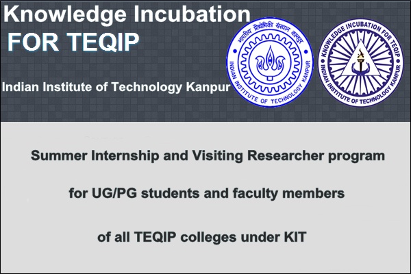 IIT Kanpur Summer Internship and Visiting Researcher Program